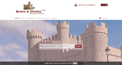 Desktop Screenshot of hotelolmillosdesasamon.com