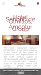Mobile Screenshot of hotelolmillosdesasamon.com