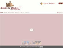 Tablet Screenshot of hotelolmillosdesasamon.com